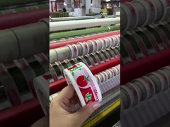 6 rollos de cinta adhesiva de logotipo Bopp con envoltura de 48 mm de ancho