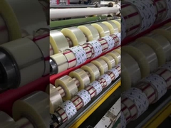 Cinta adhesiva de embalaje BOPP amarillenta transparente para cajas de cartón