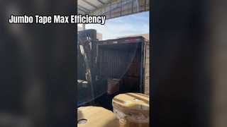 Cinta de embalaje gigante Eficiencia a granel