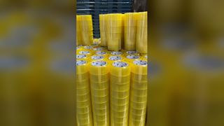 Cinta de embalaje amarilla Cajas seguras con sello fuerte