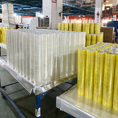 Un buen precio. Clear/Transparent Yellowish BOPP Adhesive Packing Tape Factory Price en línea