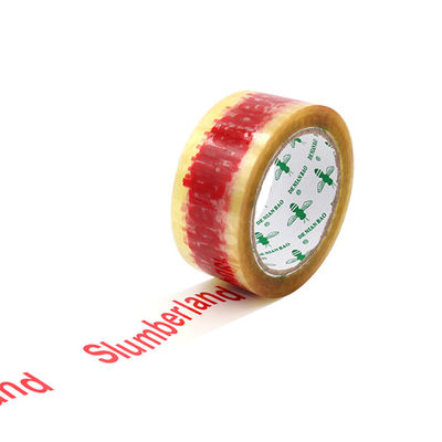 Con logotipo BOPP cinta impresa de alta adhesión para el sellado y el enmascaramiento de cartón