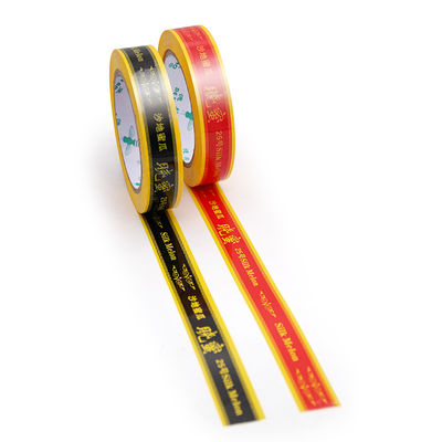 Un buen precio. Cintas impresas personalizadas Cintas super claras fácil de rasgar fácil de cortar para una aplicación precisa En línea