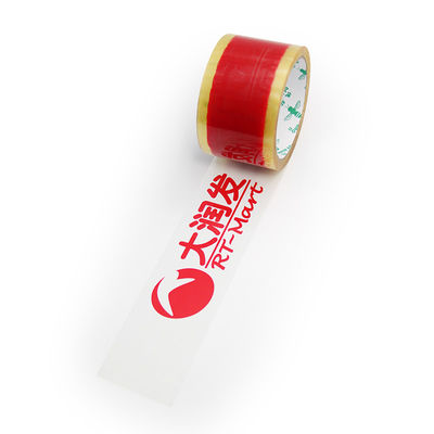 Un buen precio. Logotipo Texto Gráficos cinta de cinta impresa personalizada BOPP película de cinta impresa rollo En línea