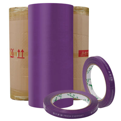 Con logotipo morado BOPP Impreso Jumbo Roll Manufacturer