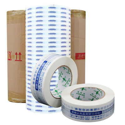 Diseño personalizado de cinta impresa Jumbo Roll conveniente de corte y procesamiento