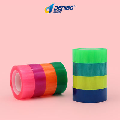 Un buen precio. Cintas de papelería de color de logotipo autoadhesivo personalizado para embalaje en línea