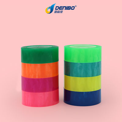 Un buen precio. Cinta adhesiva de alta calidad para papelería a color, adhesivo fuerte, fábrica de China en línea