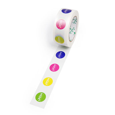 Un buen precio. Cintas de color con logotipo autoadhesivo personalizado para empacar En línea