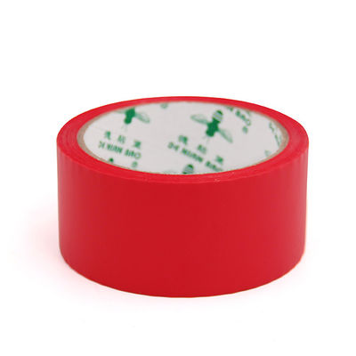 Cintas de color Bopp rojo brillante mate para el sellado y el enmascaramiento de cartón