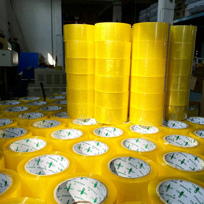 Embalaje transparente de cristal Bopp para el logotipo de la cinta adhesiva China Factory