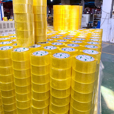 Fabrica de venta al por mayor de cinta de embalaje transparente Bopp para sellar cartón