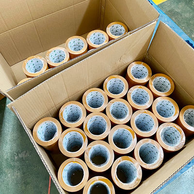 Un buen precio. 22 años de fábrica cinta de embalaje marrón 48 mm x 100m para cartón cinta de sellado en línea