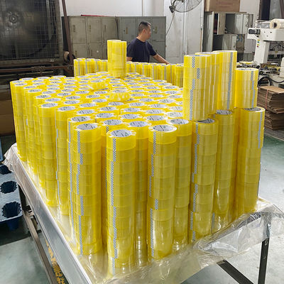 Un buen precio. Cintas adhesivas transparentes de alta calidad de BOPP para cartones de sellador de cartón 48 mm x 100 m en línea