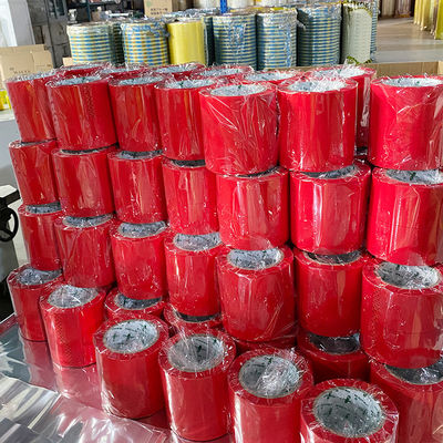 Cinta de embalaje BOPP impresa a medida cinta de embalaje BOPP roja para paquetes