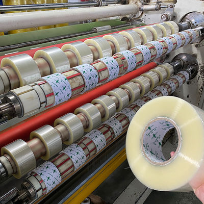Cintas amarillentas transparentes para sellar la caja de cartón de embalaje de envío