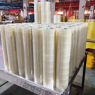 Cinta de embalaje Bopp de plástico transparente blanco puro de alta venta al por mayor de fábrica